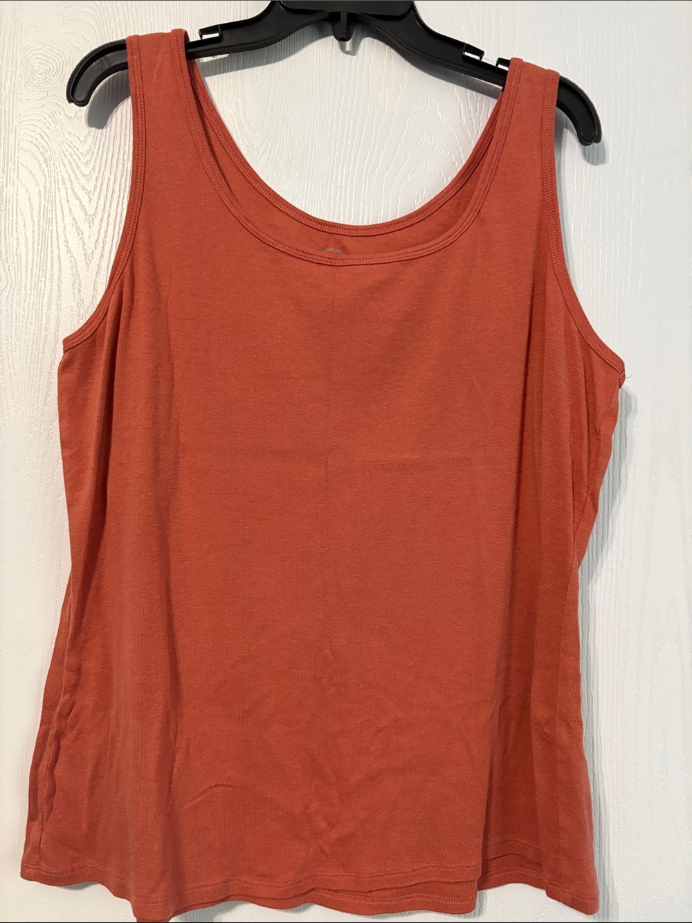 Cato Rust-Orange Scoop Neck Tank Top